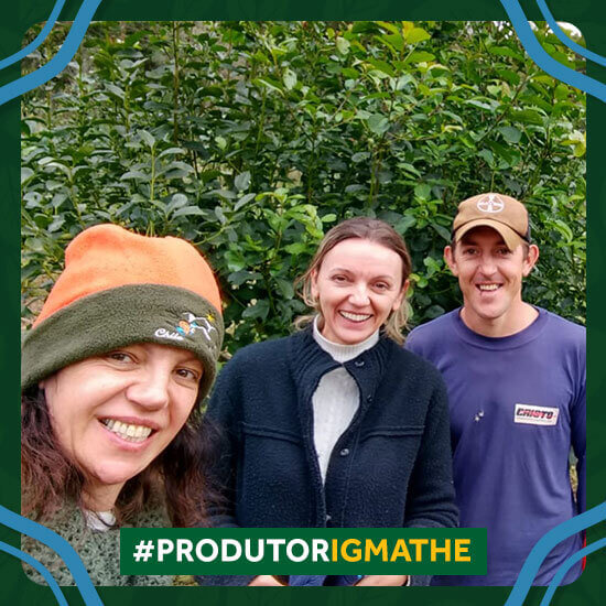 Imagem do produtor de Erva-mate com IG Ângela Zampier