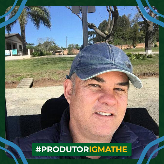 Imagem do produtor de Erva-mate com IG Luis Eduardo Sokolowski