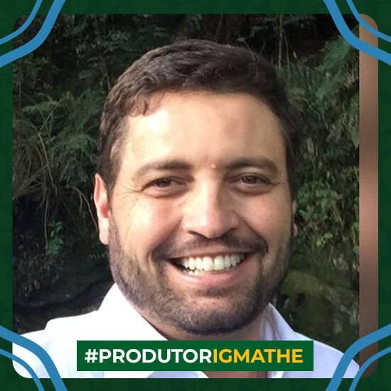 Imagem do produtor de Erva-mate com IG Manoel Cordeiro Junior