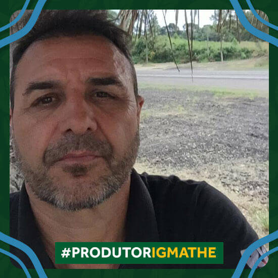 Imagem do produtor de Erva-mate com IG Marcos Ari Augustin