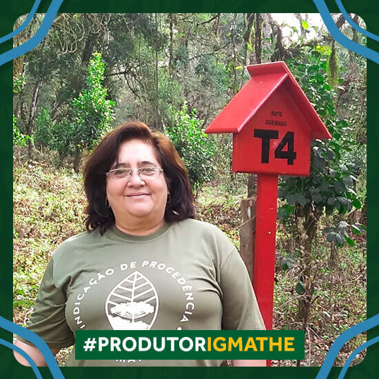 Imagem do produtor de Erva-mate com IG Patricia Vilela Musialak